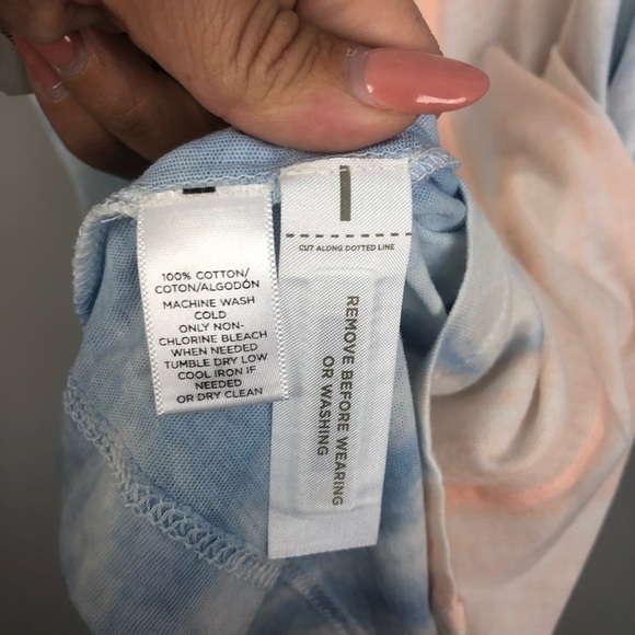 NWT Lou & Grey blue and pink tie-dye muscle tank - Picture 5 of 7